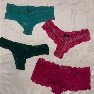 4 Lace Panty Set